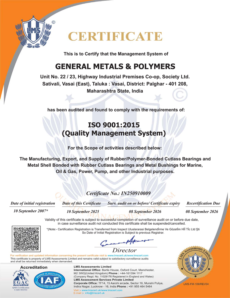 GMP - ISO Certificate